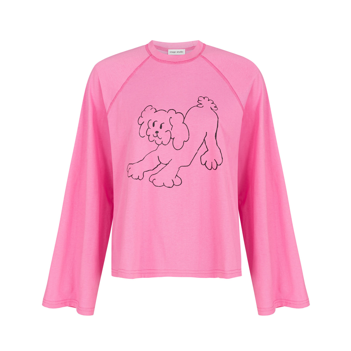 Longsleeve Dog Person pink