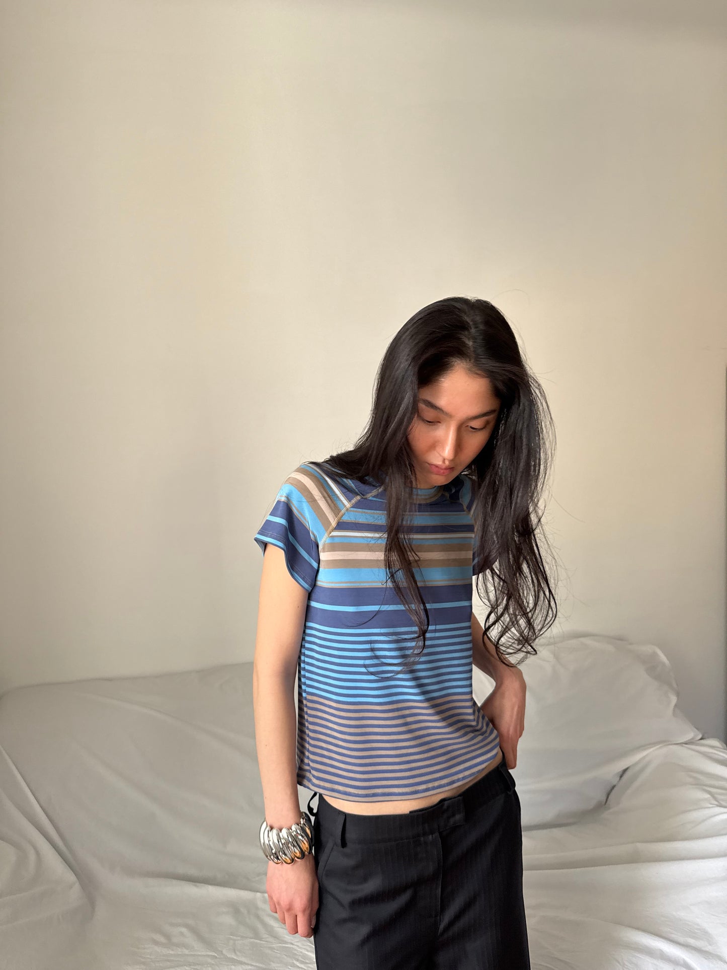 Tshirt Striped Blue