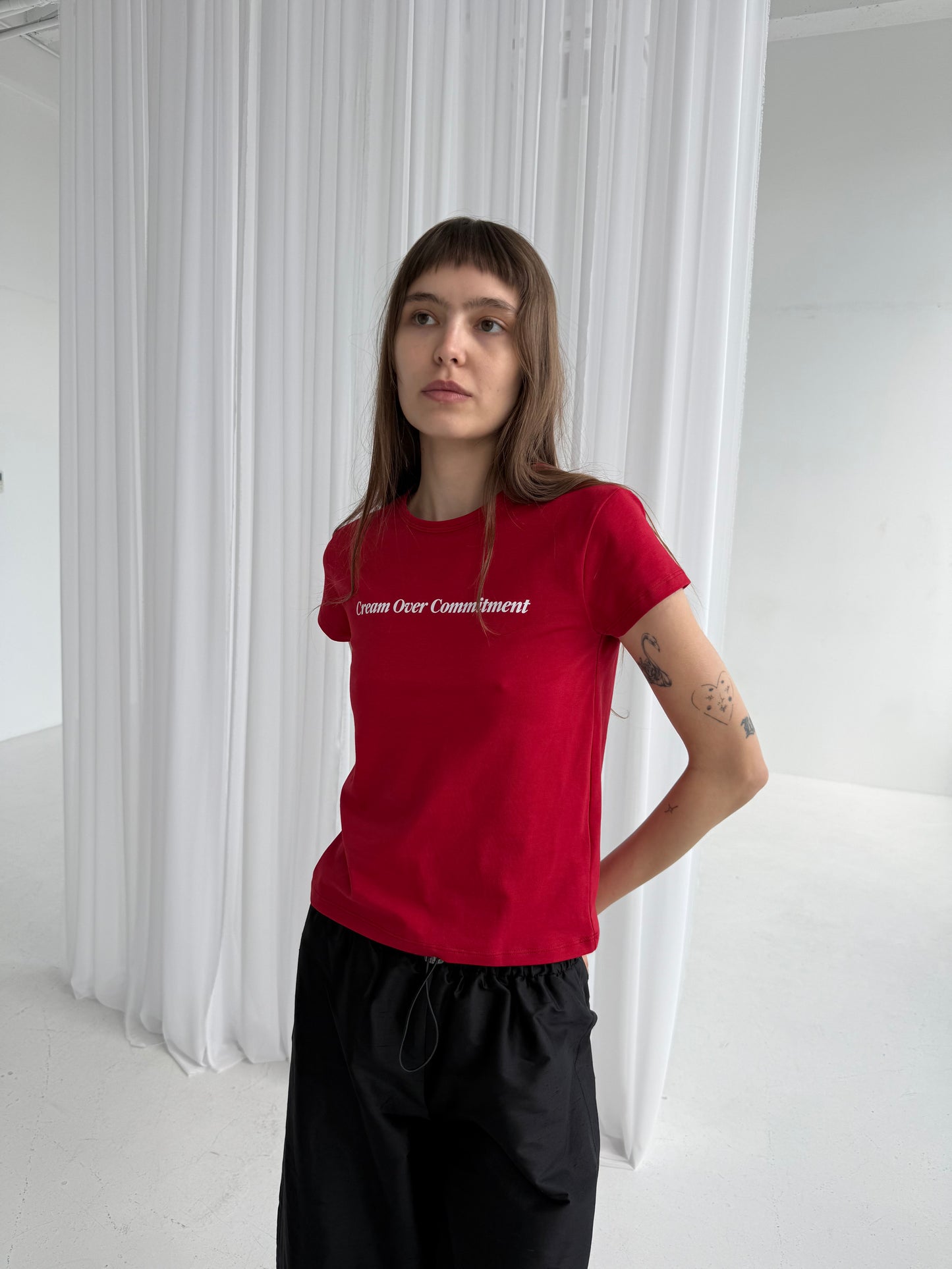 Tshirt Cream Over Commitment