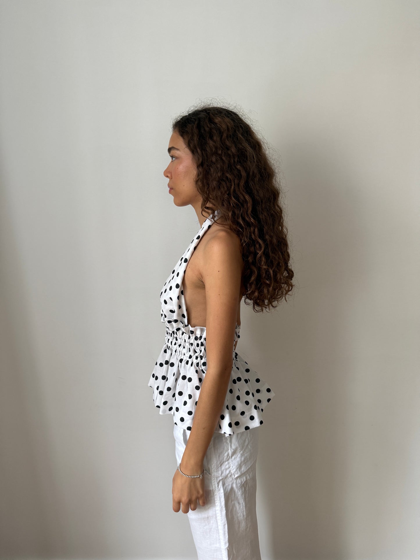 Top Astrid Polka Dots