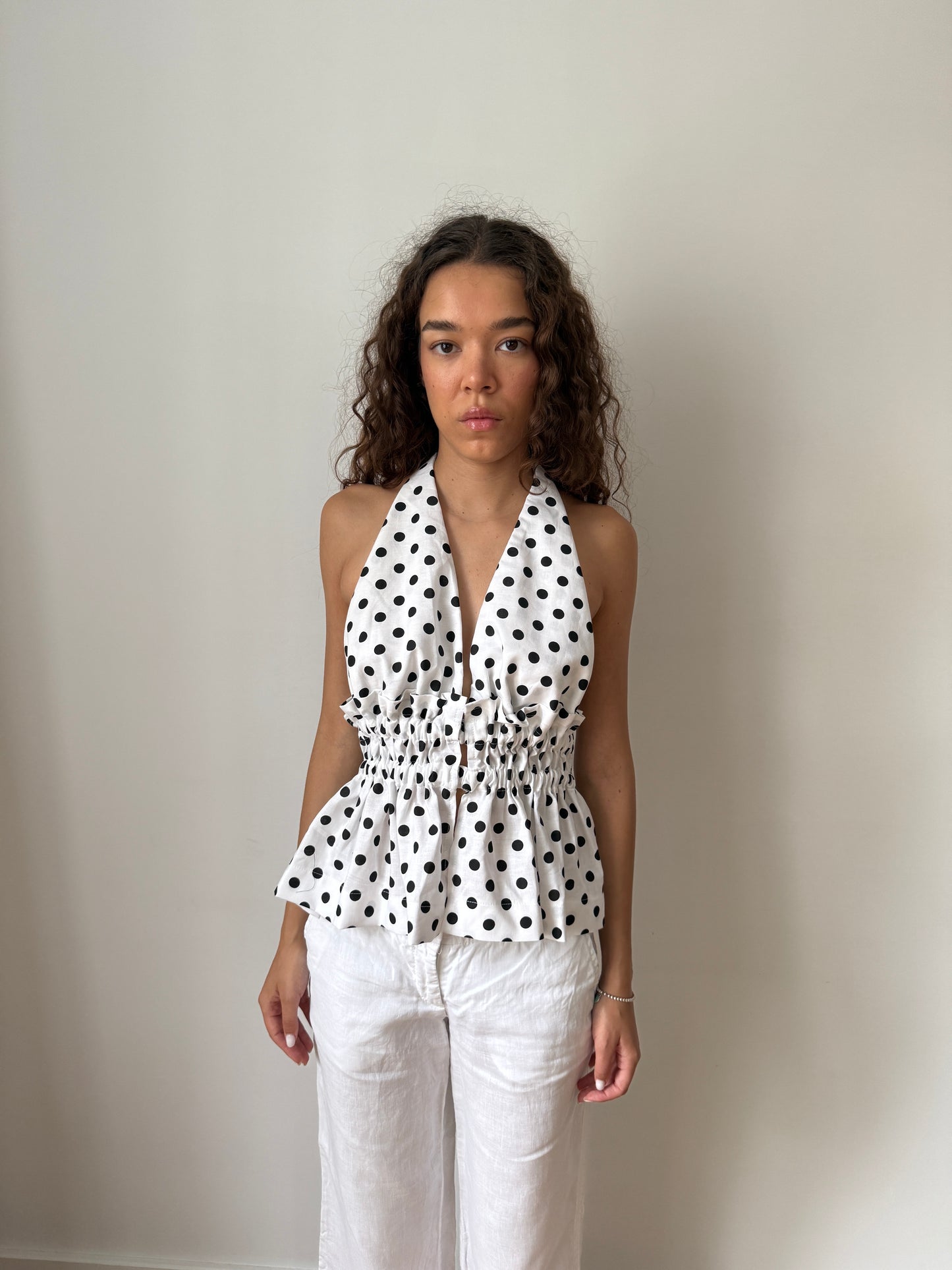 Top Astrid Polka Dots