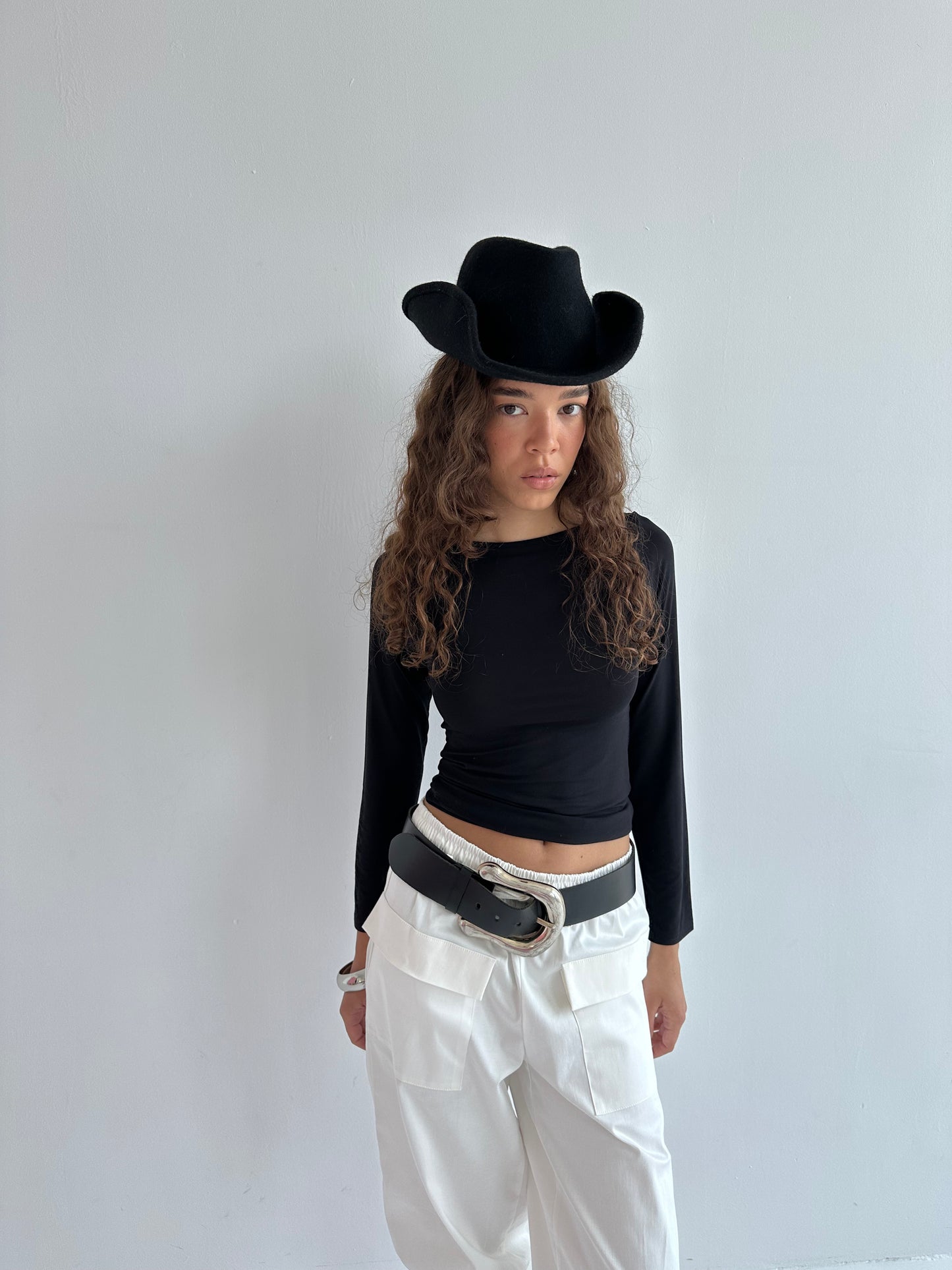 Boat Neck Longsleeve Black