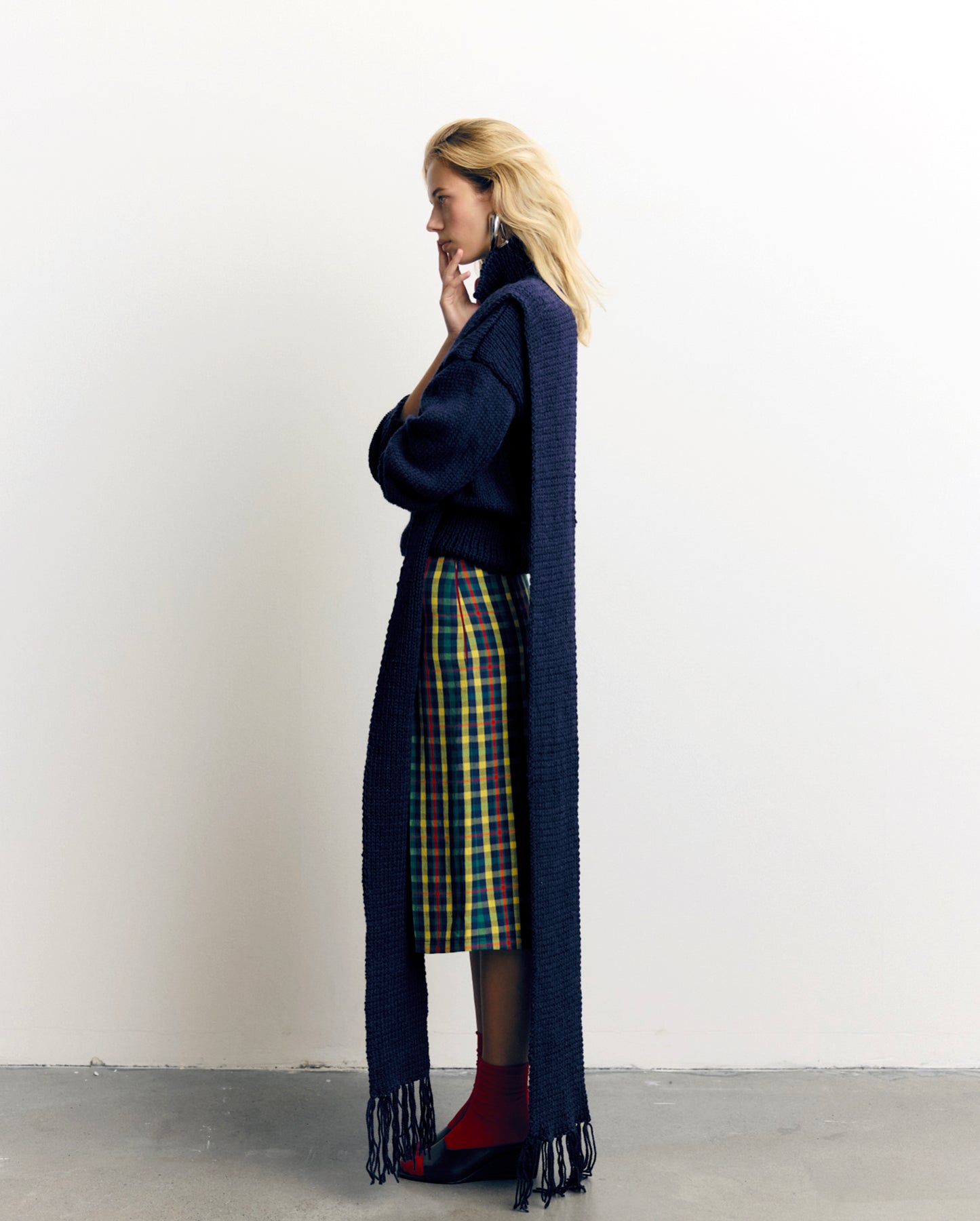 Sweter + szalik Lana Navy