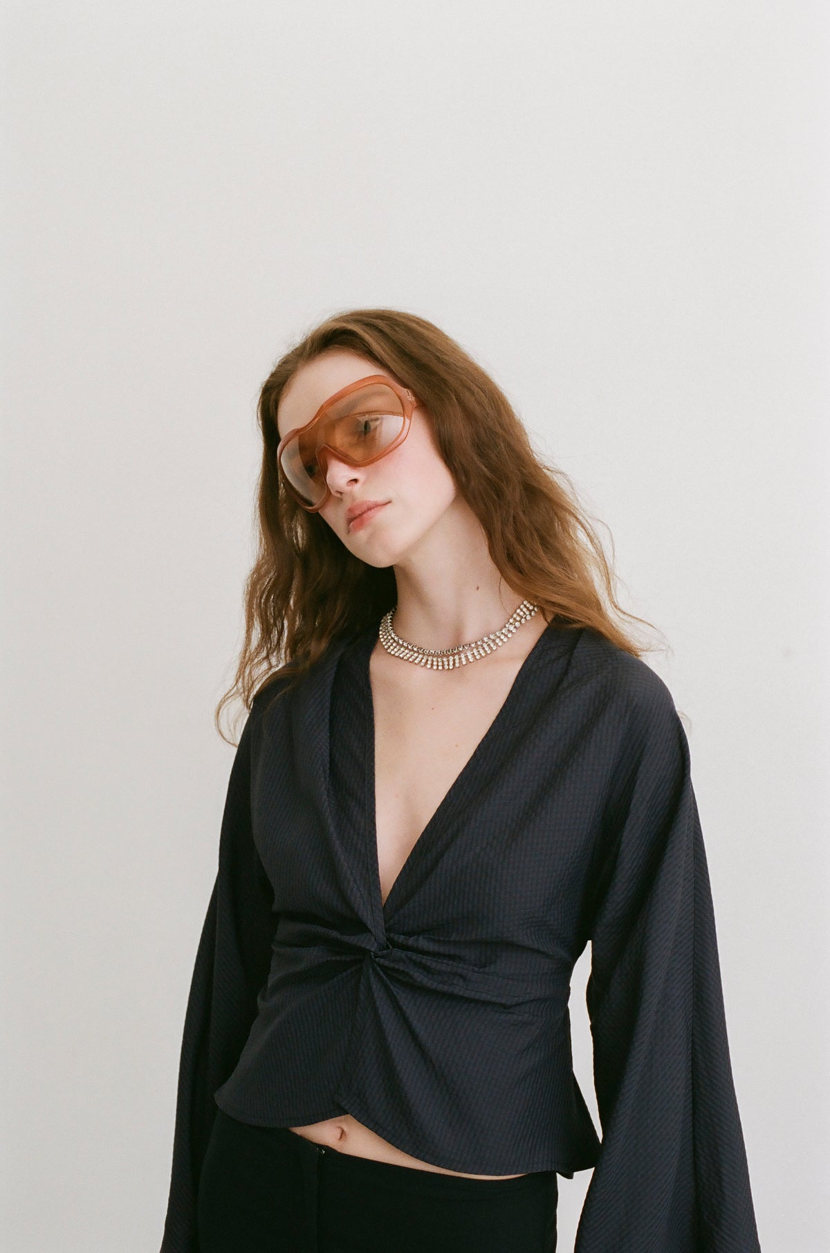 Bluzka Agathe dark navy