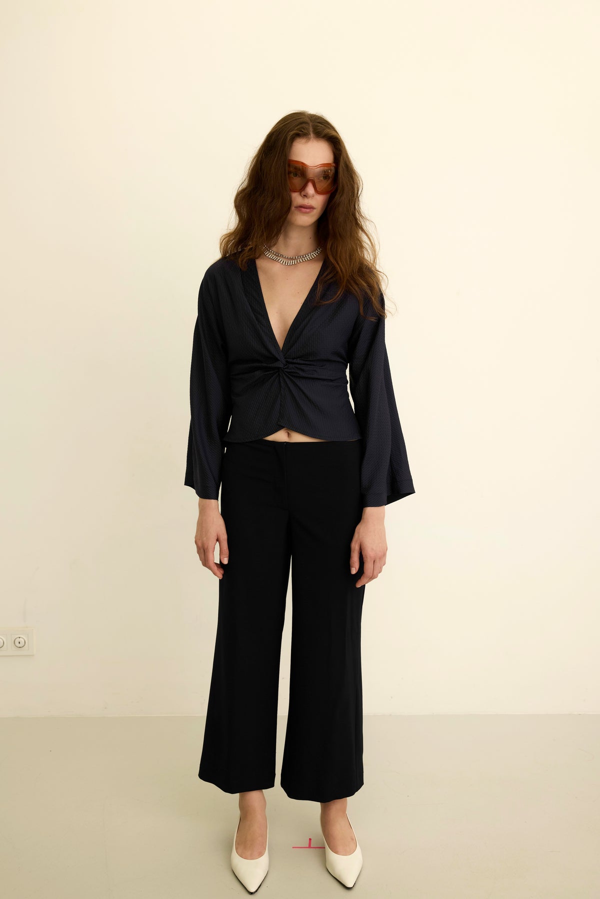 Bluzka Agathe dark navy