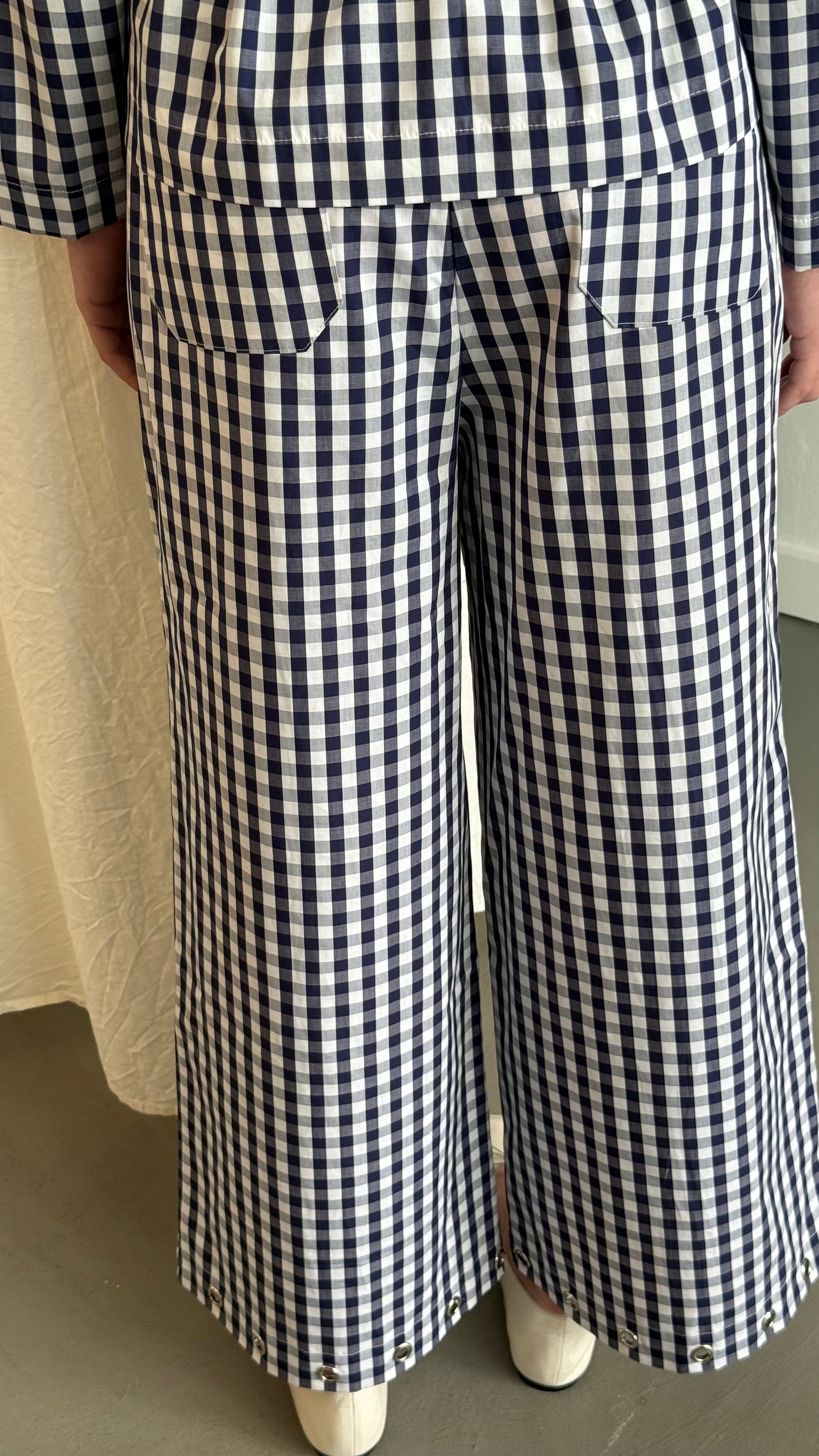 Spodnie Lea gingham