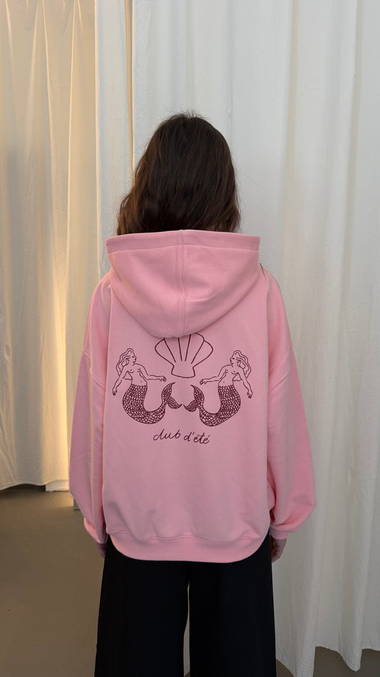 Mermaid hoodie pink