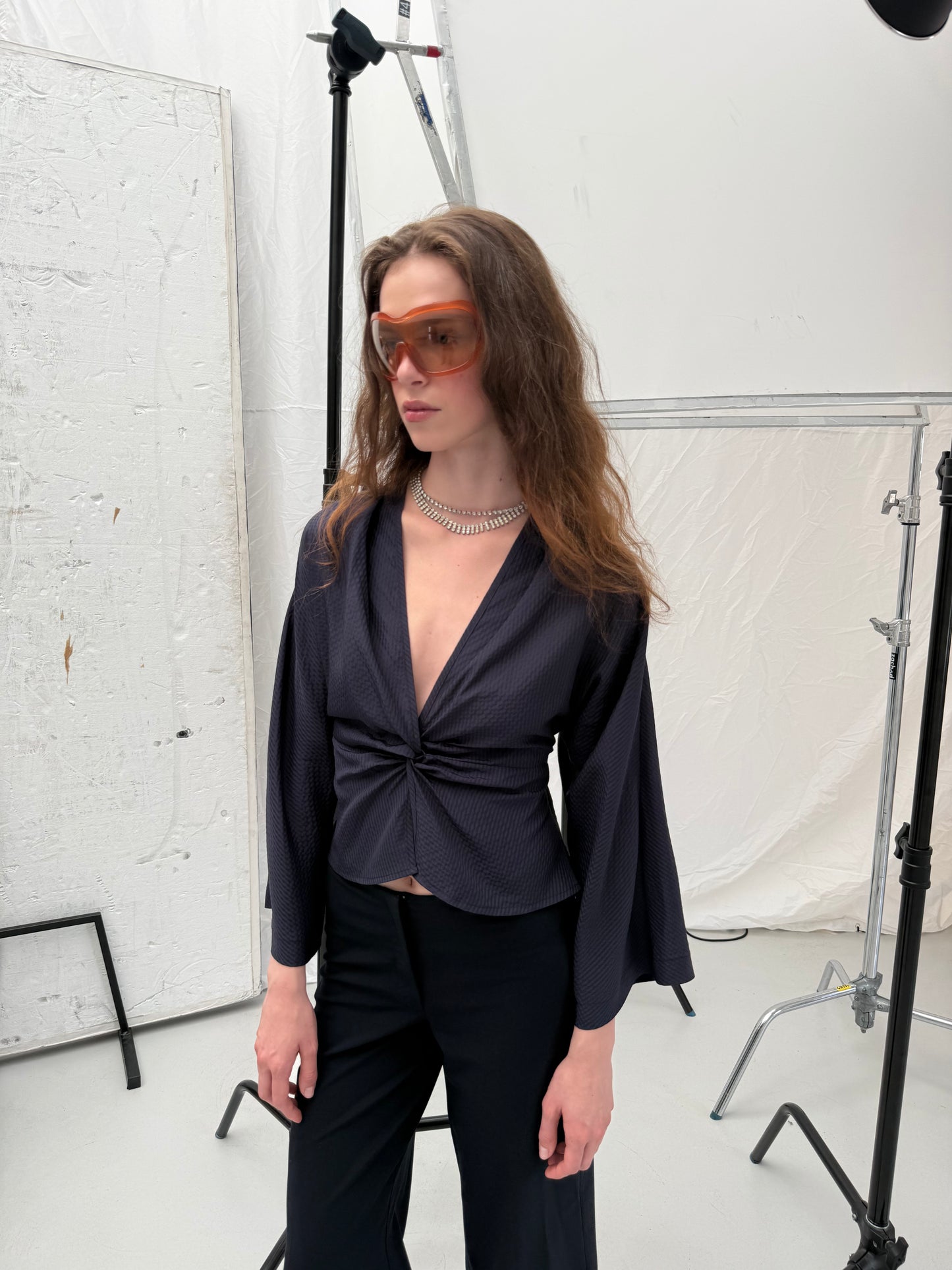 Bluzka Agathe dark navy
