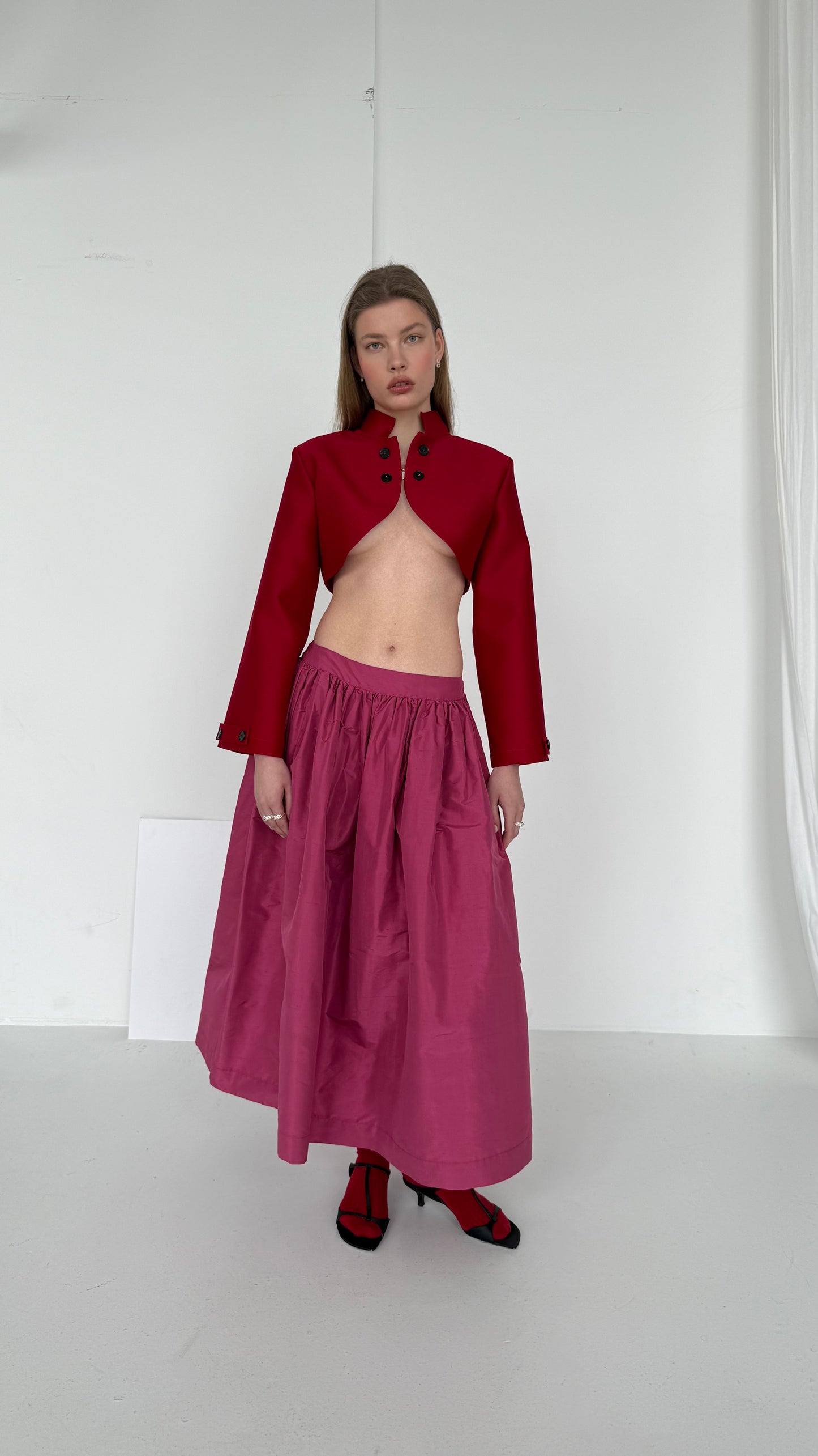 Norah Bolero Jacket Red