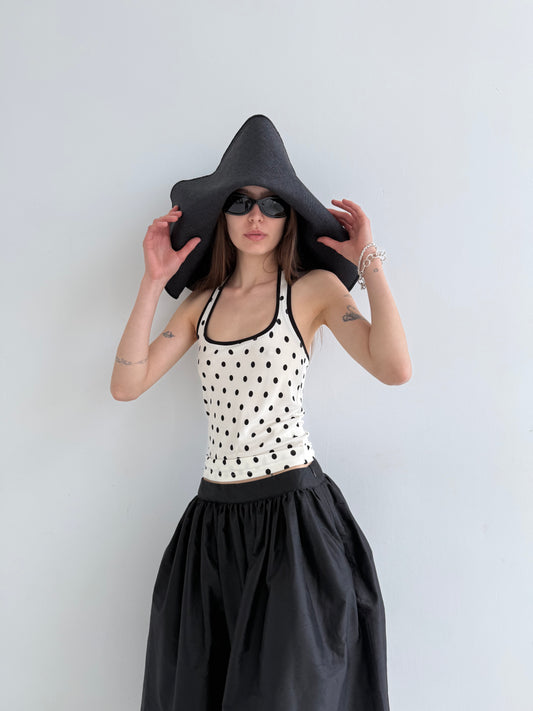 Top Halter polka dots