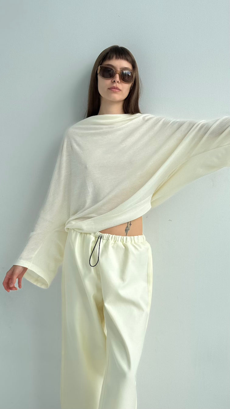 Merino Bluzka Lucia cream
