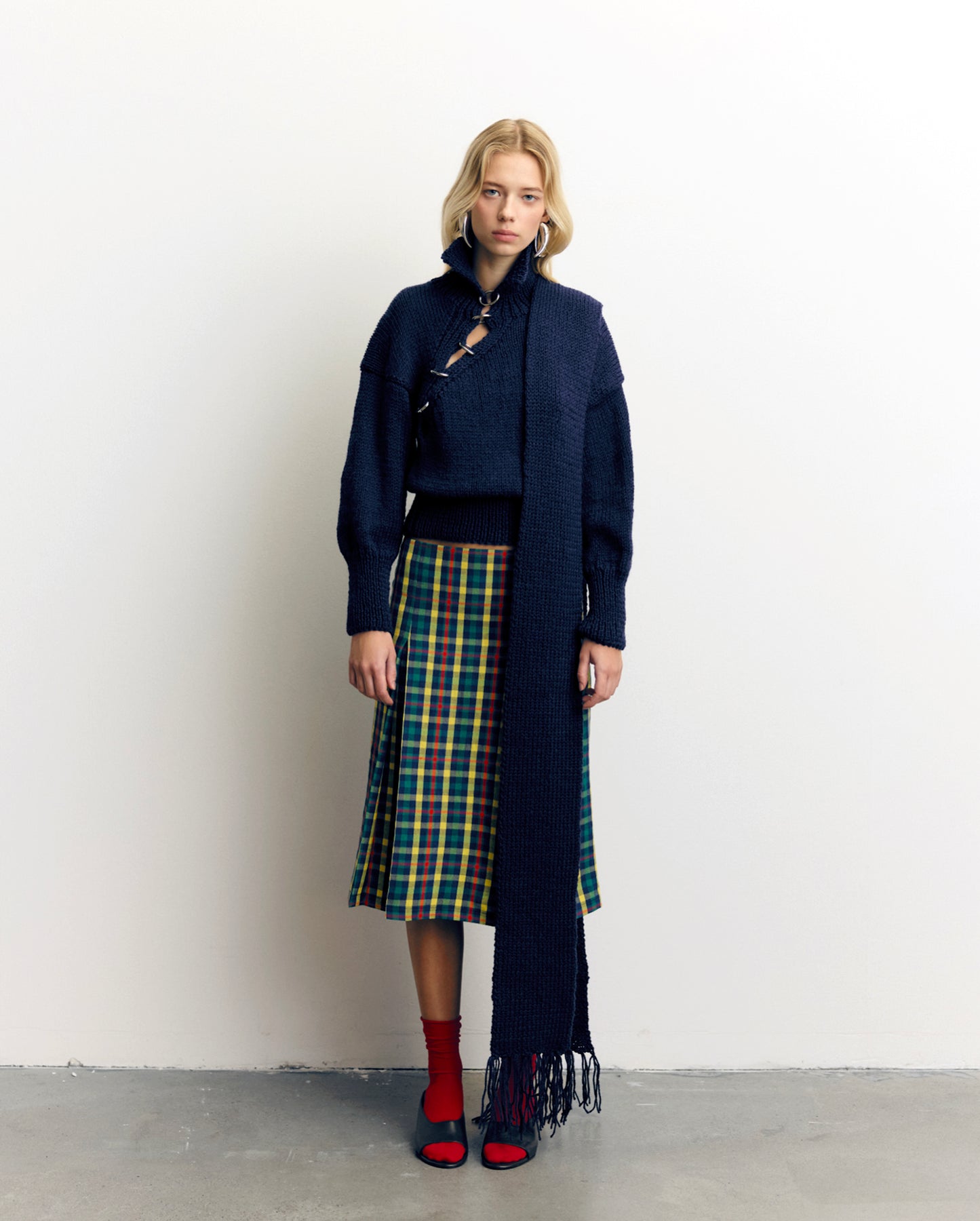 Sweter + szalik Lana Navy